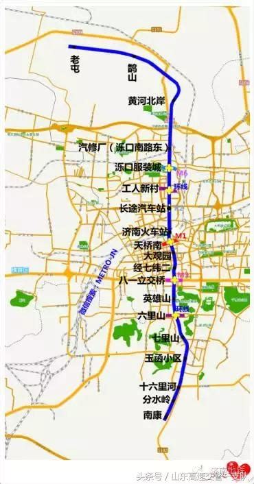 济南最全地铁线路图 含单线图、站点换乘站新浪新闻