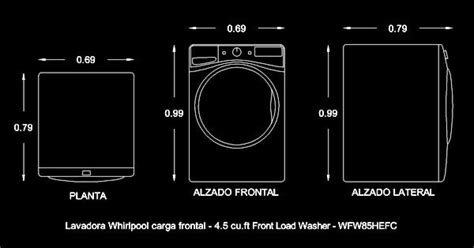 Bloque Lavadora En Autocad Dwg D Gratis Dwgautocad Hot Sex Picture