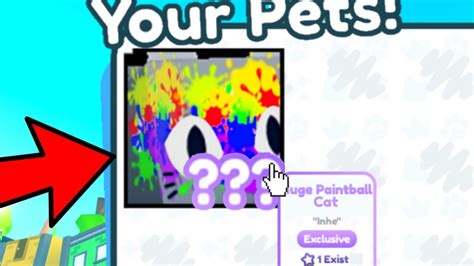 How To Get Huge Paintball Catpet Simulator X Youtube