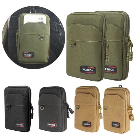 Bolsa Táctica de Nailon de Exteriores para Hombre Riñonera Militar