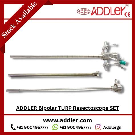 Addler Optical Urethrotomy Set With Fr Half Round Sheath Addler