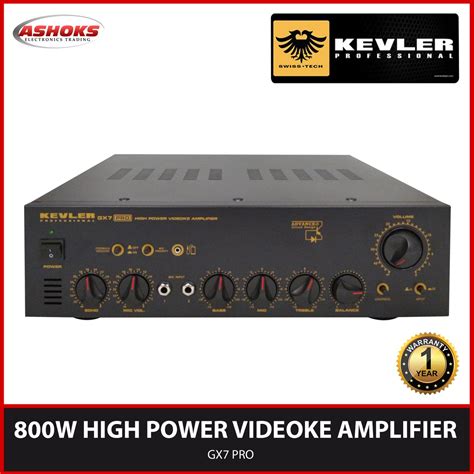 Kevler GX7 PRO / Kevler Amplifier / 800W X 2 /High Power Integrated ...