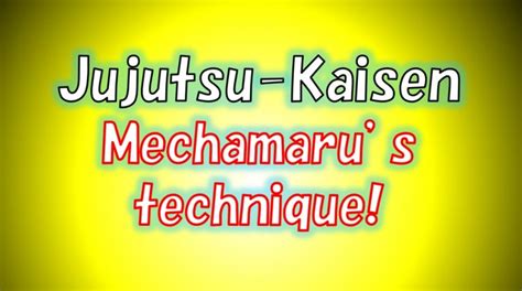 [Jujutsu Kaisen] Mechamaru’s death scene! Is he alive in Shibuya ...