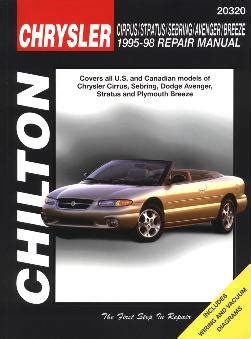 Chrysler Dodge Cirrus Stratus Sebring Avenger Breeze