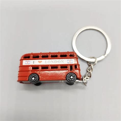 Custom Made England London Tourist Souvenirs Key Ring Metal London ...