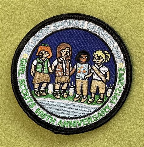 Girl Scouts Atlantic Shores Serviceunit 100th Anniversary Patch