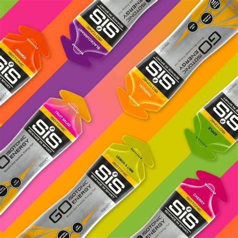 SIS Go Isotonic Energy Gels 60ml X 7 Mixed Flavors Fuel Your