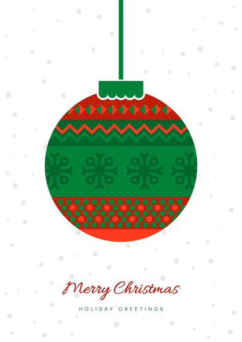 Vector Norwegian Merry Christmas Greeting Card Template 1940541 Vector ...