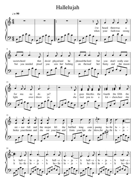 Songtext Hallelujah Deutsch 4