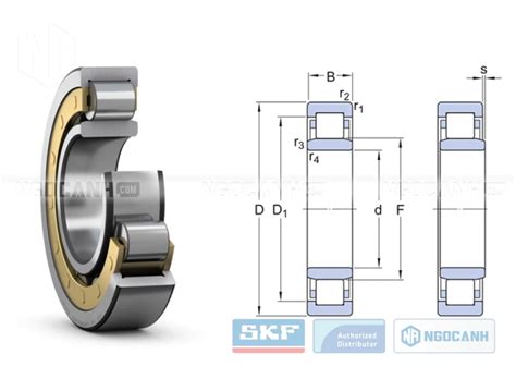 Vòng bi SKF NU 310 ECM C3 chính hãng Đại lý ủy quyền vòng bi SKF