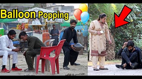 Popping Balloons on People Prank | LahoriFied Pranks - YouTube