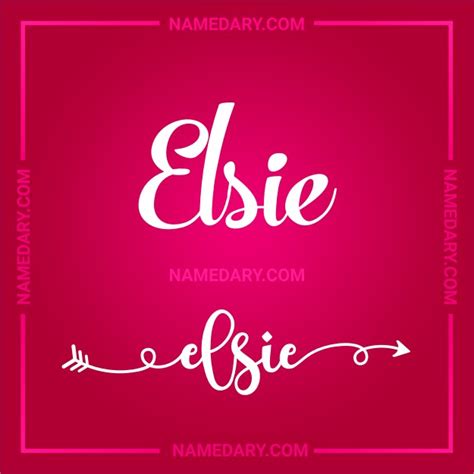 Elsie: Meaning, Origin, Traits & More | Namedary