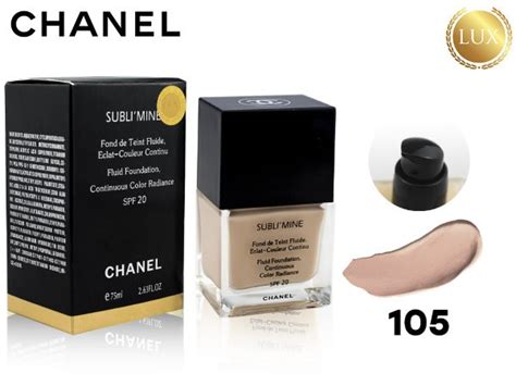 Купить Тональный крем Chanel Subli'Mine Fond de Teint Fluide SPF20 (105 ...