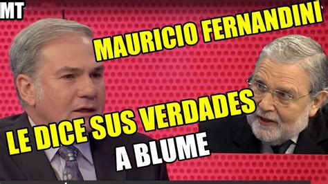 Mauricio Fernandini Le Dice Sus Verdades A Blume Milla Today Youtube