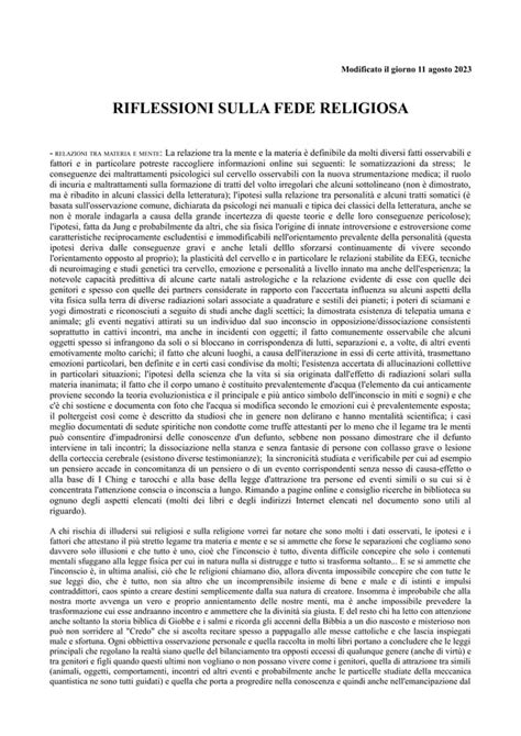 Riflessioni Sulla Fede Religiosa Pdf