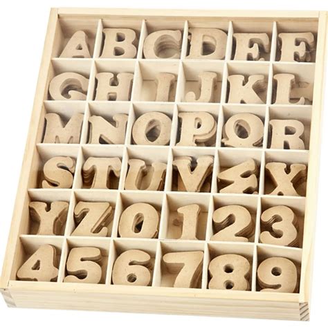 Wooden Craft Letters And Numbers Alphabet Letter For Crafts And