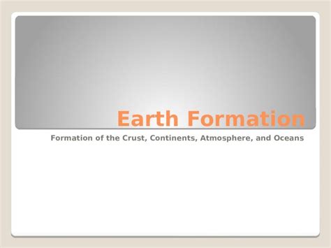 (PPTX) Earth Formation - DOKUMEN.TIPS