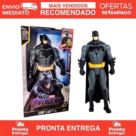 Batman Boneco Liga Da Justi A Cm Articulado Luz E Som Envio