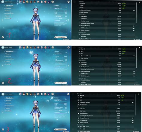 Which Of These Is The Best Build For Melt Ganyu With Amos Bow