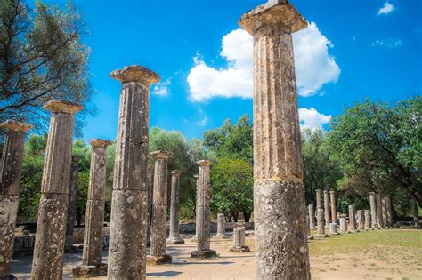 Columns Ancient Olympia Ruins - Free photo on Pixabay