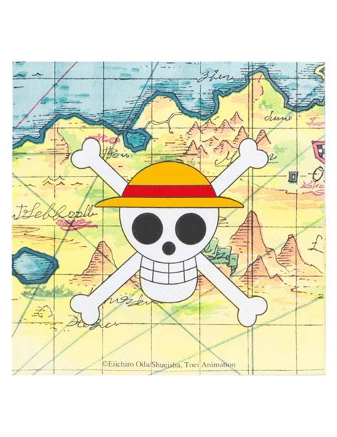 Tovaglioli Di Carta One Piece X Cm Vegaooparty