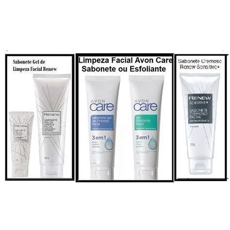 Esfoliante Ou Sabonete Gel De Limpeza Facial 3 Em 1 Avon Care 100g Ou