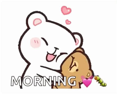 Good Morning Hug Gif Couple - Wilddog Wallpaper