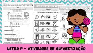 Letra P Atividades de Alfabetização 10