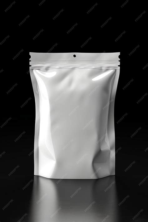 Premium Photo | A white bag with a zipper on it