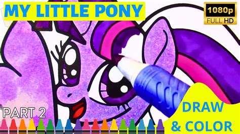 How To Draw My Little Pony Easy Step By Step Drawing And Coloring For