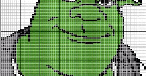 Perler Bead Shrek Google Search C C Crochet Graphghans Pinterest