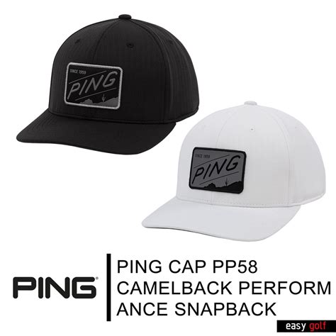 Ping Cap Pp58 Camelback Performance Snapback Limited Ping Cap Men หมวกกอล์ฟ หมวกกีฬาผู้ชาย