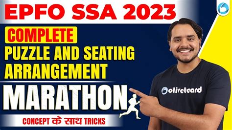 Epfo Ssa Puzzle And Seating Arrangement Marathon Session Epfo Ssa