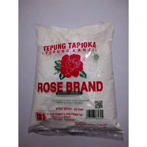 Jual Tepung Tapioka Tepung Kanji Rose Brand 500gram Indonesia Shopee