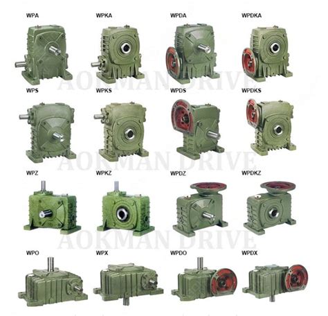 Aokman Drive Worm Gearbox Reducer Wp Series Worm Gearboxes China Gear