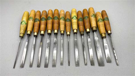 Henry Taylor Carving Chisels Set Of 14 - Tool Exchange