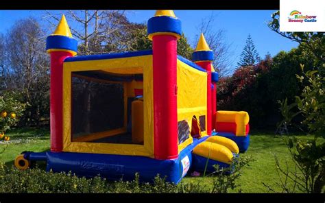 Rainbow Bouncy Castle - Bouncy Castle Rental For Birthdays