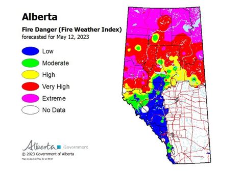 Slave Lake Forest Area Wildfire Update May 12 2023 Fire Ban