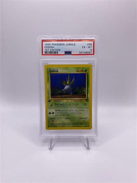 Pokemon Jungle Oddish St Edition Psa Graded Ebay