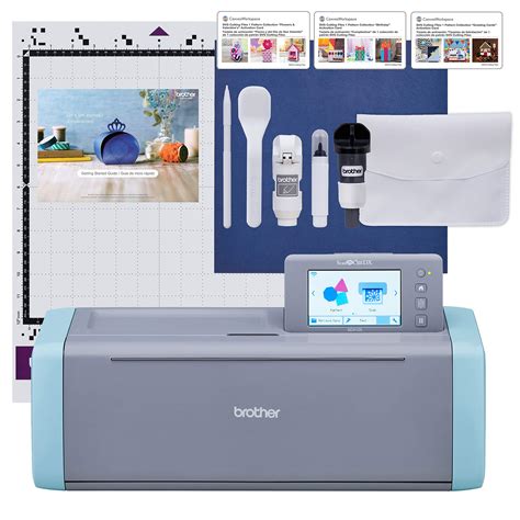 buy brother cutting machine  scanner titaniumaqua  size