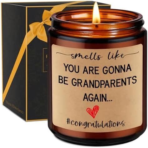 Amazon Miracu Scented Candle Second Time Grandparents Gifts