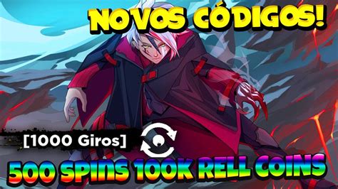 Novos Mega C Digos Spins E K Rell Coins Do Shindo Life Shinobi