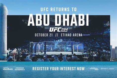 Ufc Returns To Abu Dhabi For Epic Ufc Mma Underground