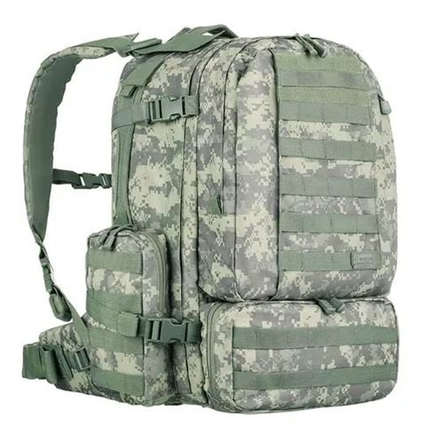 Mochila T Ctica Militar Camuflada Defender Invictus De Litros