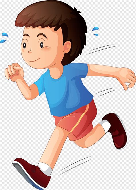 Running man, child, physical Fitness, hand png | PNGWing