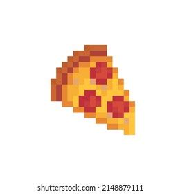 Pizza Pixel Art Photos Images Pictures Shutterstock