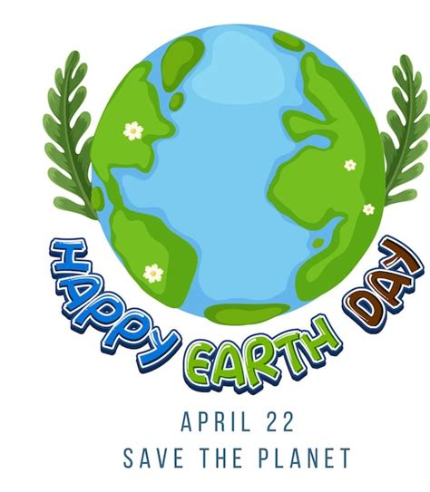 Premium Vector Happy Earth Day Poster Design