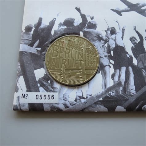 1999 Berlin Airlift 50th Anniversary WWII Medal Cover UK First Day