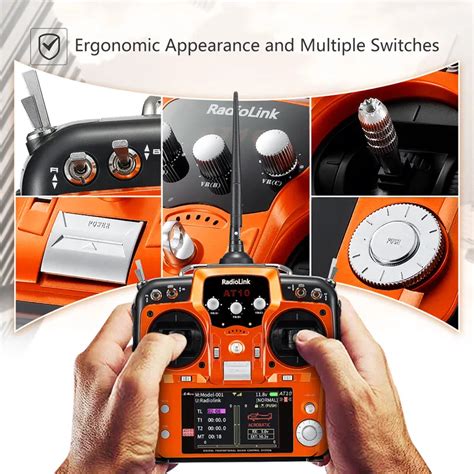 Radiolink At Ii Channels Rc Transmitter And Receiver Lk Tronics