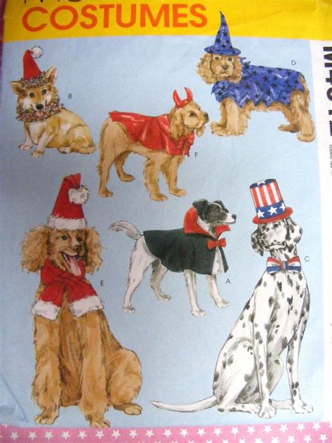 McCall's M4612 Sewing Pattern Dog Six Pet Costumes Uncut for sale ...